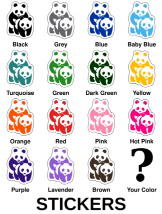 Naughty Panda Stickers